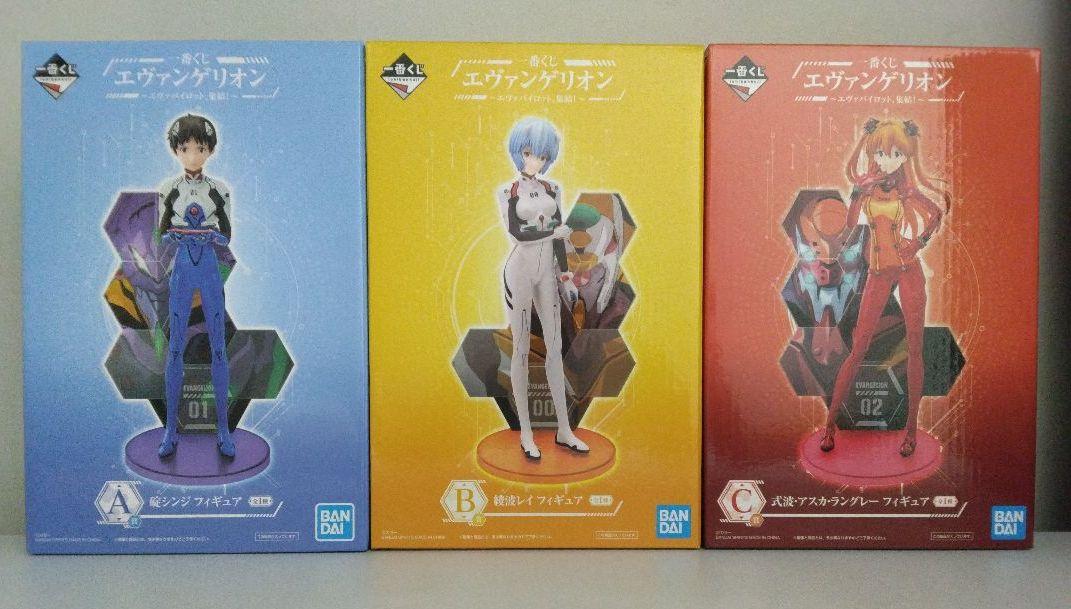 一番くじ　エヴァンゲリオン　パイロット集結　フィギュアコンプ