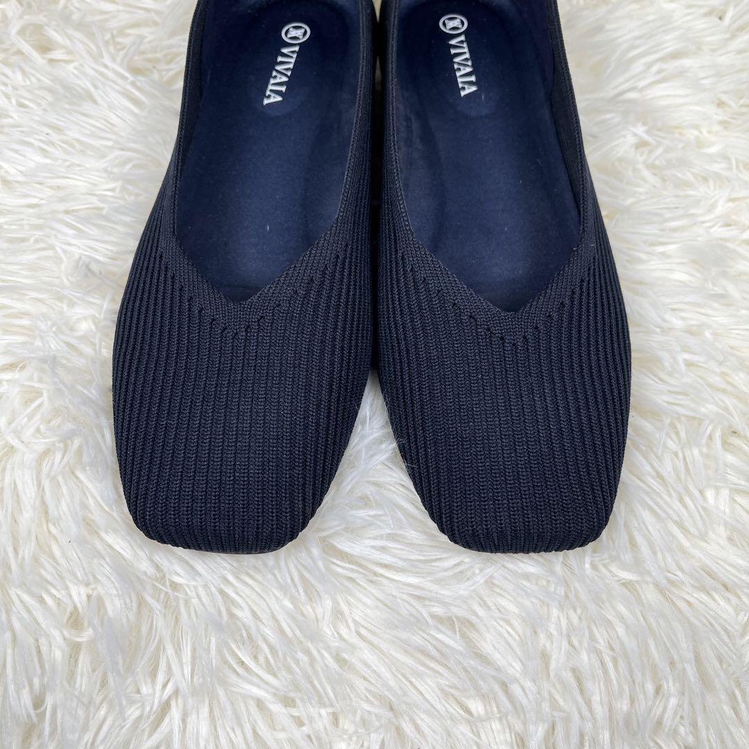 極美品　VIVAIA margot2.0 スクエアトゥ　クラシック　フラット