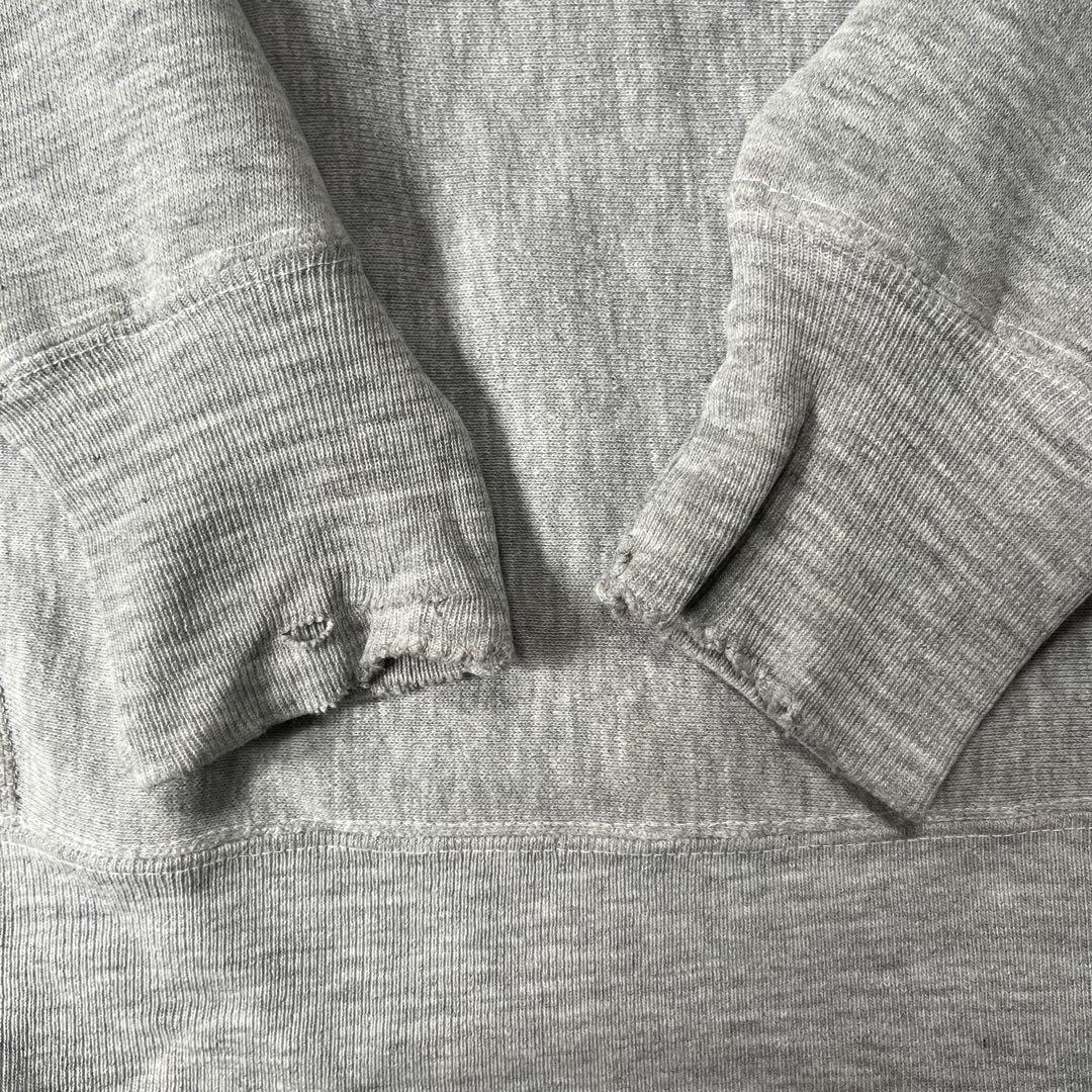 70s 単色タグ 染み込み 2段 Champion Reverse Weave