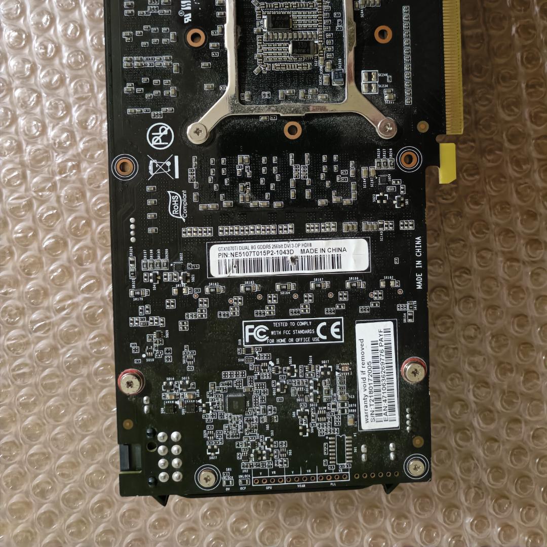 グラフィックボード・グラボ・ビデオカード PALIT GEFORCE GTX 1070 Ti 8GB Palit GeForce GTX1070 Ti 8GB グラフィックボード - メルカリ