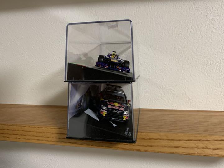 【売れ筋】 デアゴスティーニ ラリーカーディスプレイケース 2個セット ミニカー