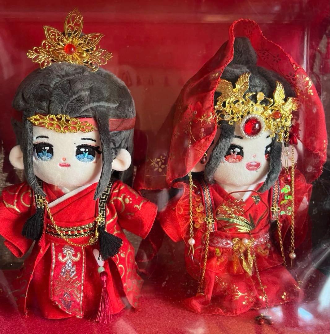 陳情令(魔道祖師)ぬいぐるみ2体+婚礼衣装セット