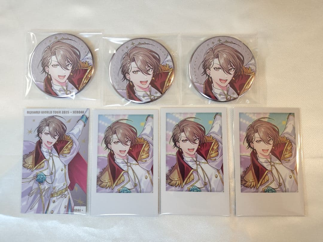 にじさんじ 加賀美ハヤト WORLD TOUR 仙台公演 缶バッジ チェキ