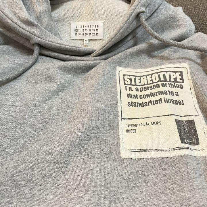 パーカー Maison スウェットパーカー グレー 3Myen-m55972819698 Margiela マルジェラ ㊙イズで