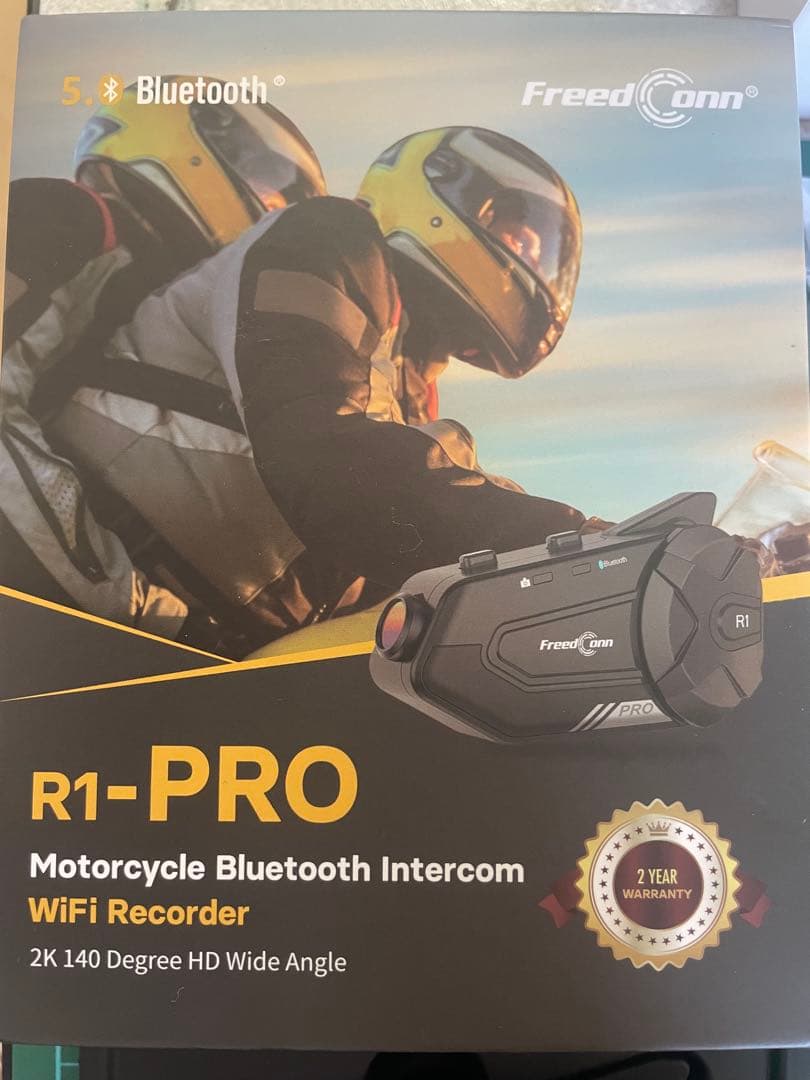 FreedConn R1-PRO インカム　ドラレコ搭載　256GBSD付き