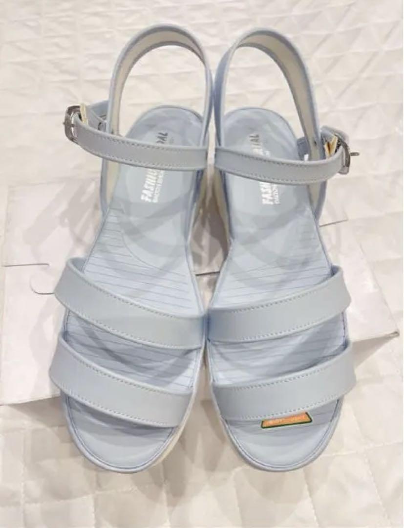新品☆衝撃吸収厚底ナースサンダル/LLサイズ