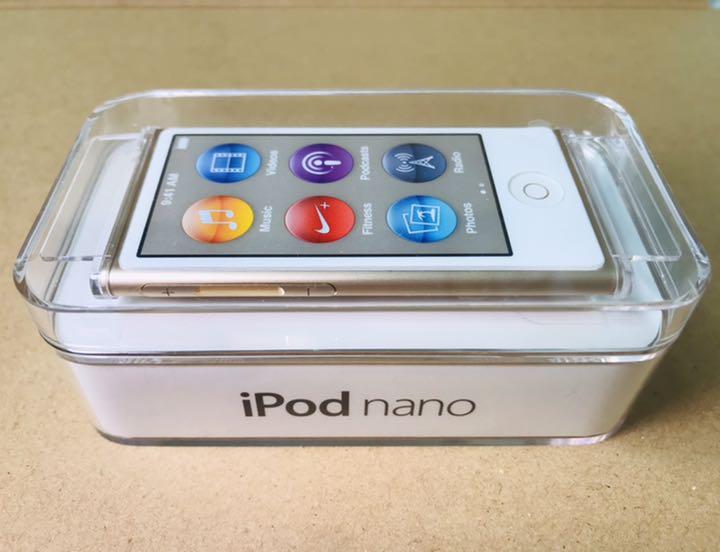グレイ系人気絶頂 【美品】Apple iPod nano 第7世代 16G ゴールド 完売アイテム 極美品!iPod nano Pink 16GB ポータブルプレーヤー