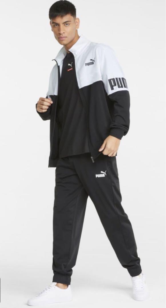 PUMA プーマ メンズ POWER ポリ トレーニングスーツ ジャージ上下 L