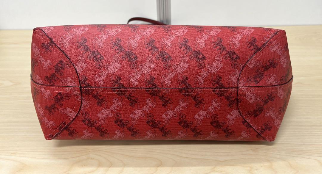 ⭐︎ COACH コーチ　トートバッグ　ホース　キャリッジプリント