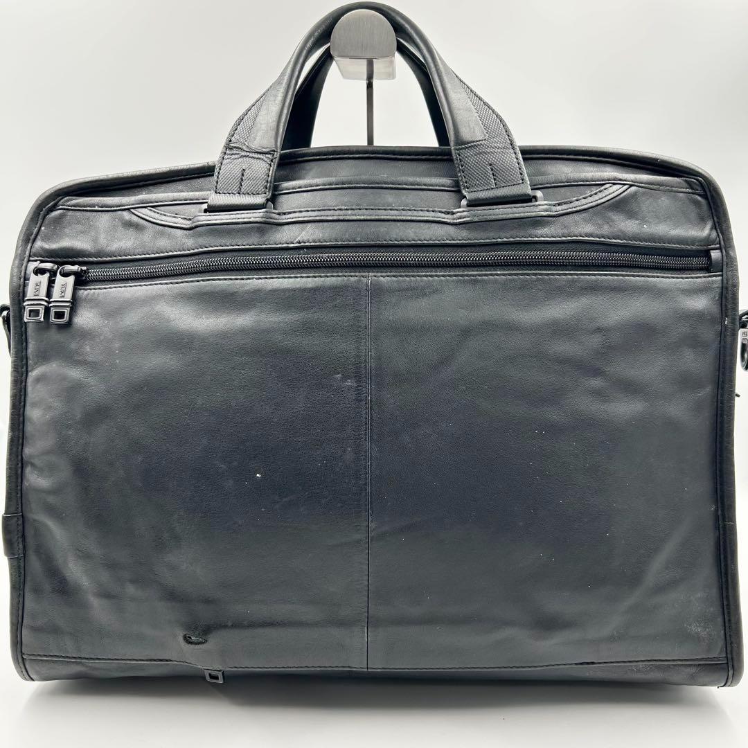TUMI トゥミ ビジネスバッグ 2way A4可 レザー 黒 斜め掛け 大