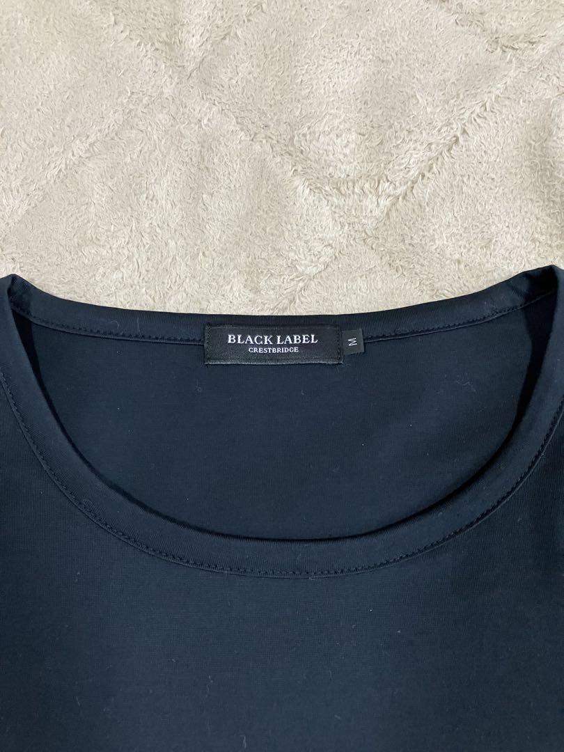 バーバリーブラックレーベルクレストブリッジ長袖Tシャツ