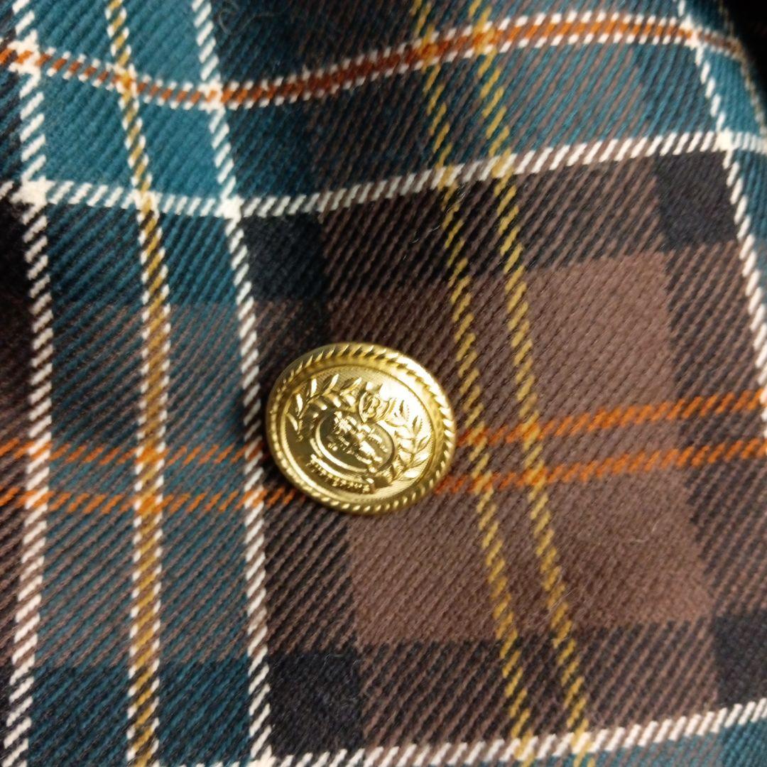 超特価セール開催！！ BURBERRY'S【ノバチェック金ダブルボタンジャケット ハーフ ジャケット・アウター