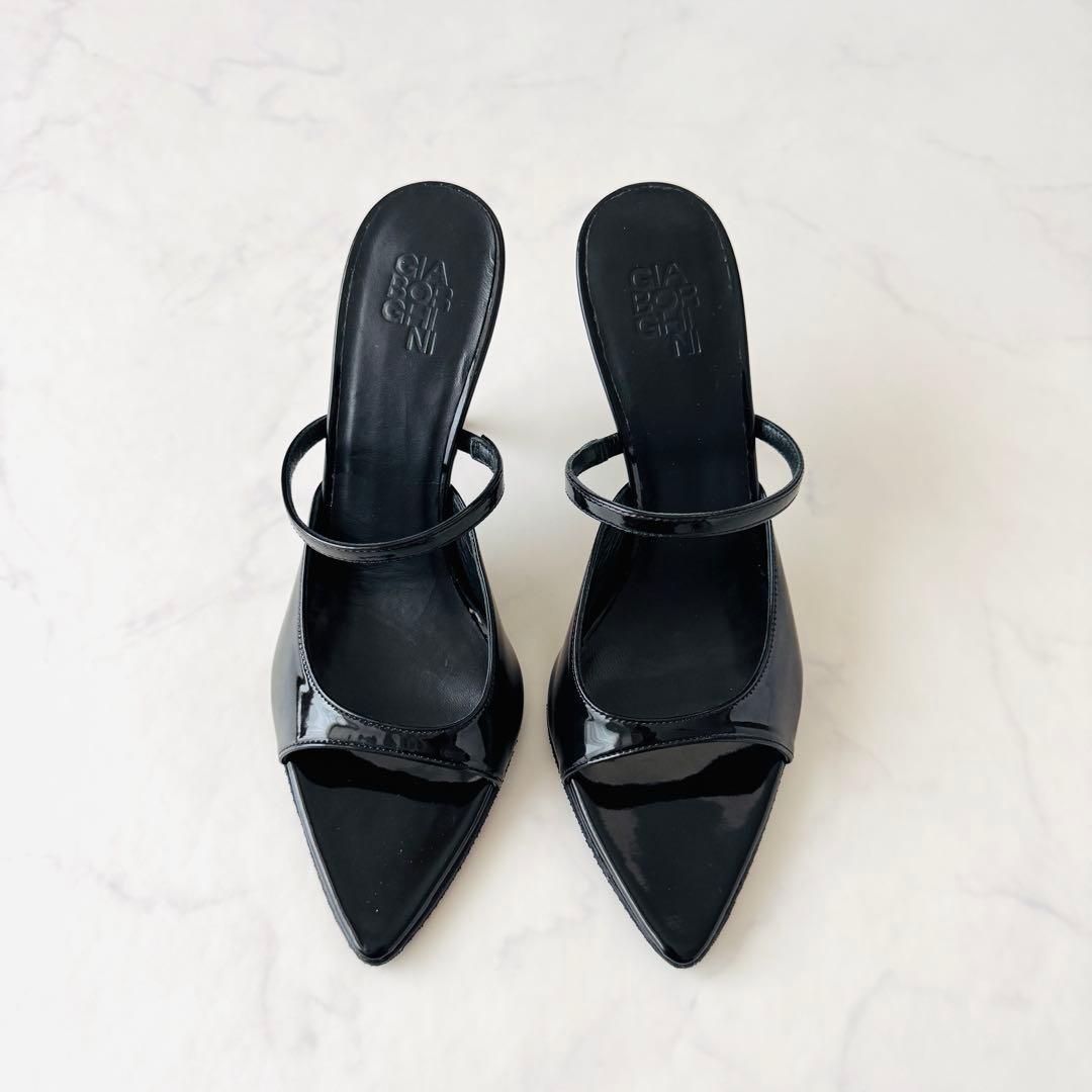 ほぼ新品✨GIA BORGHINI スティレット ヒールサンダル 37 ほぼ新品✨GIA BORGHINI スティレット ヒールサンダル 37
