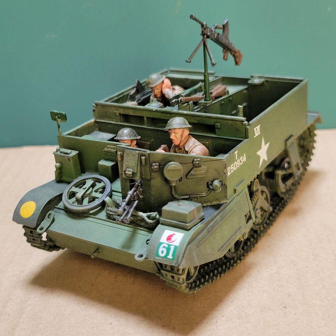 タミヤ1/35プラモデルイギリスブレンガンキャリヤー完成品