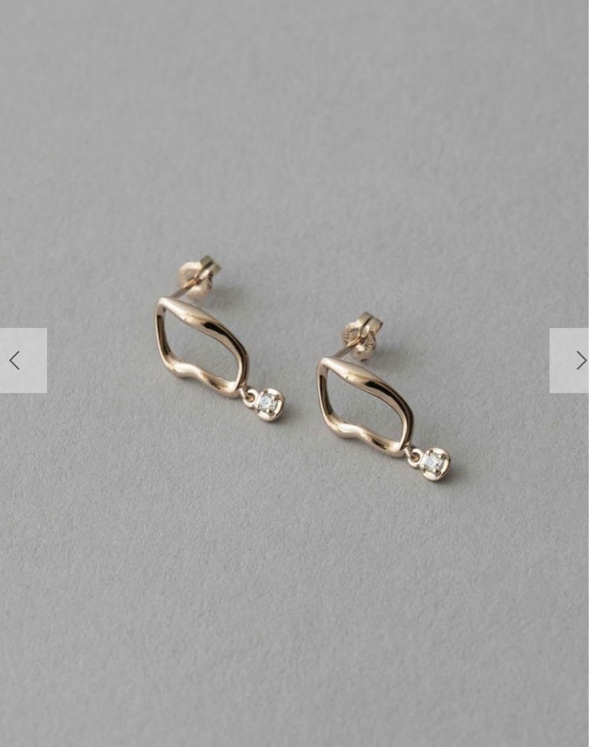 ete ビジューピアス　ジュエリーボックス