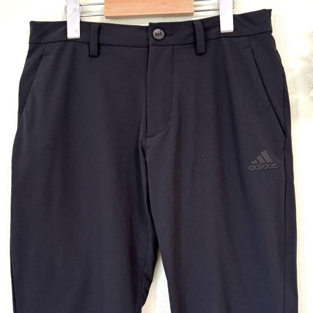 アディダス 美品 トレーニングウェア パンツ 下 ブラック 黒 M