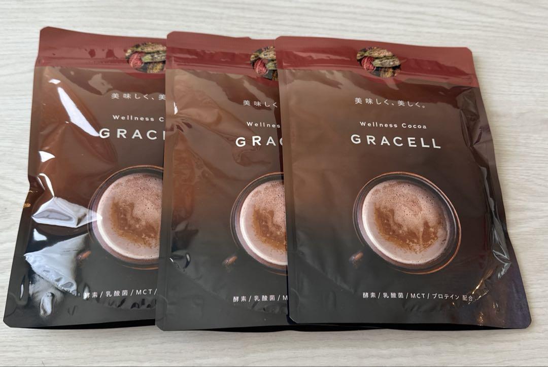 ☆ゆっこぼん☆グレイセル　GRACELL ウェルネス ココア3個