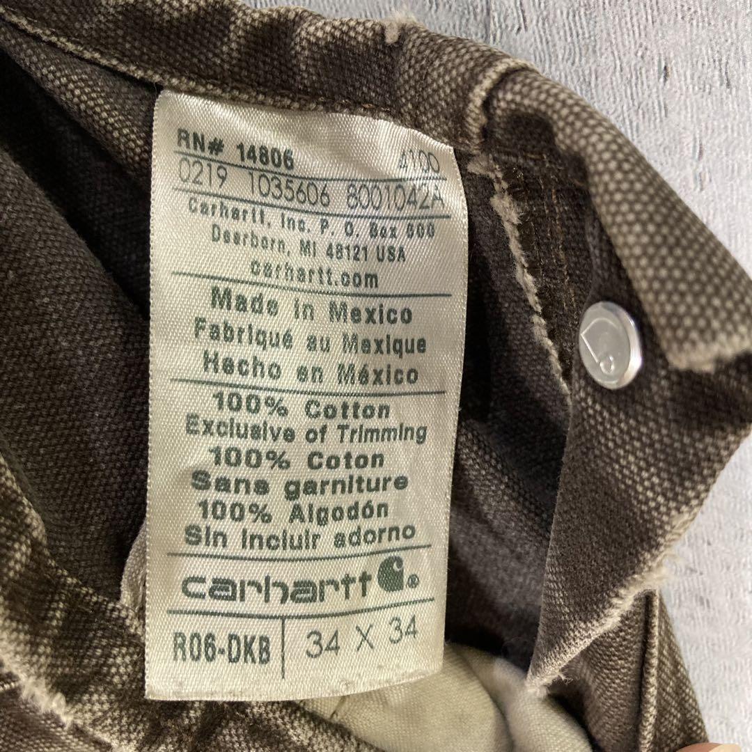 Carhartt カーハート オーバーオールダック地 ダブルニー ストリート