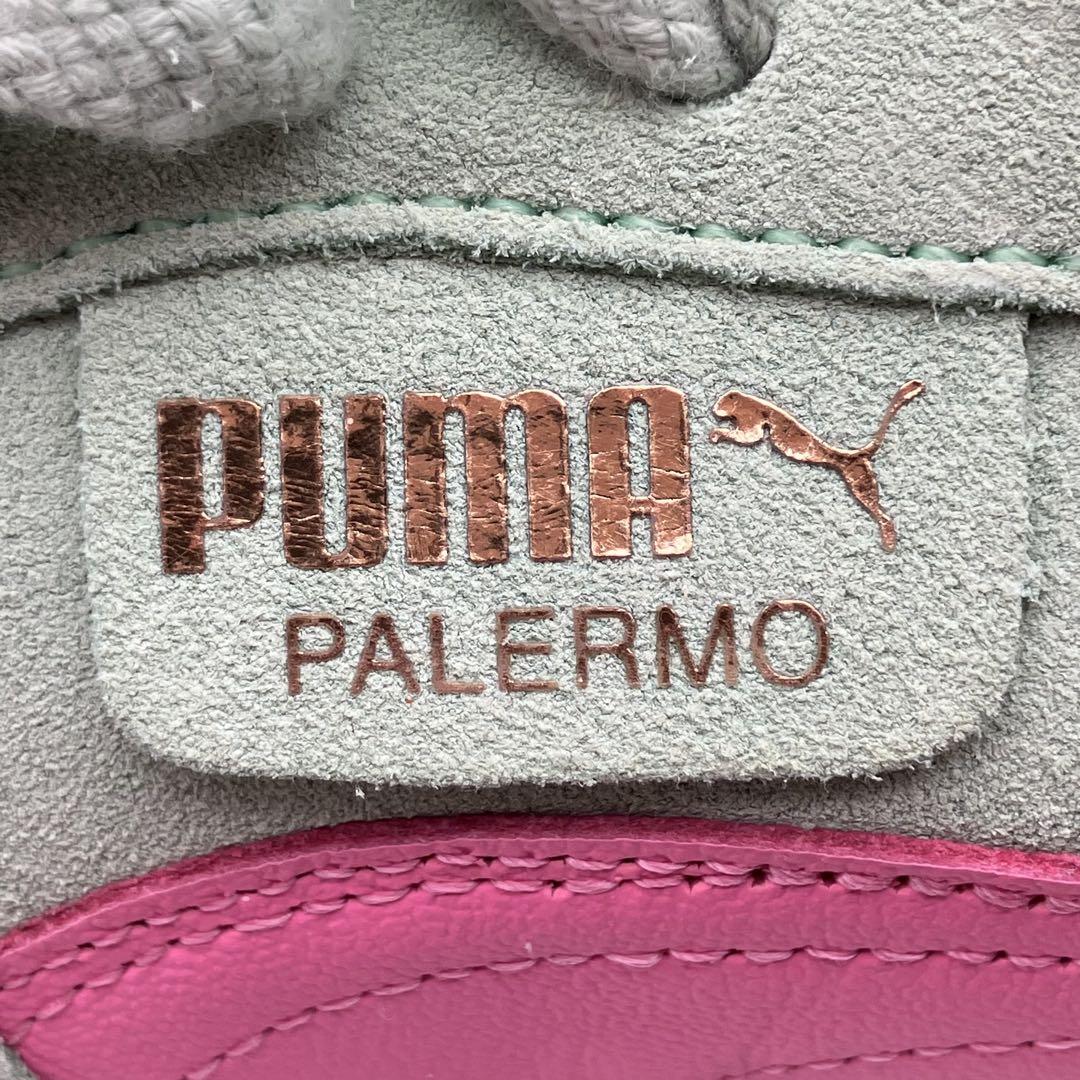 PUMA プーマ スニーカー PALERMO 23.0cm ライトグリーン