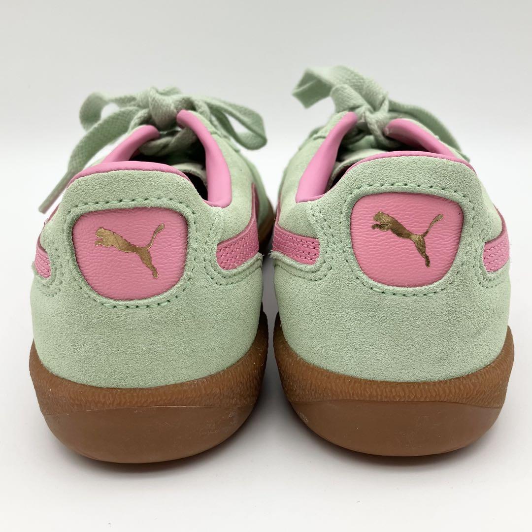 PUMA プーマ スニーカー PALERMO 23.0cm ライトグリーン