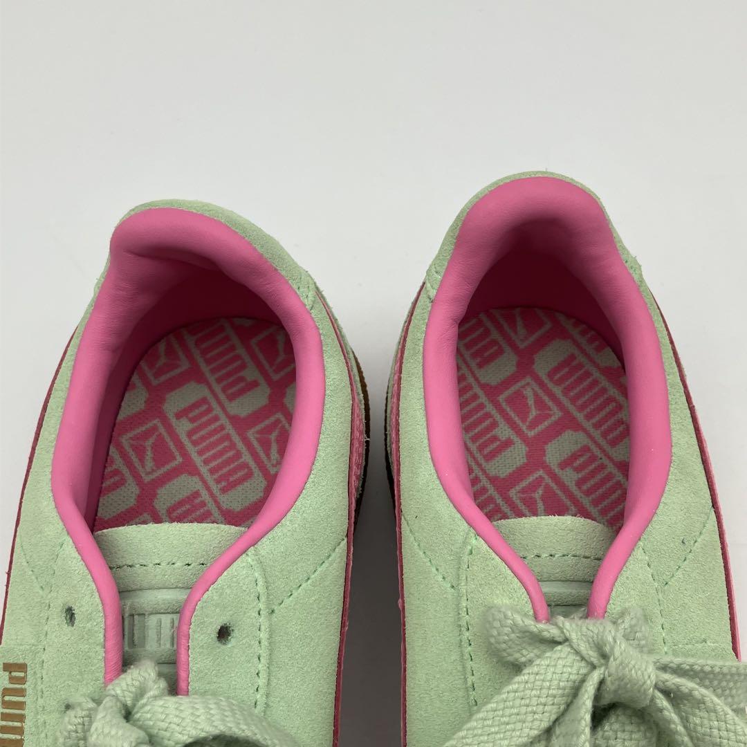 PUMA プーマ スニーカー PALERMO 23.0cm ライトグリーン