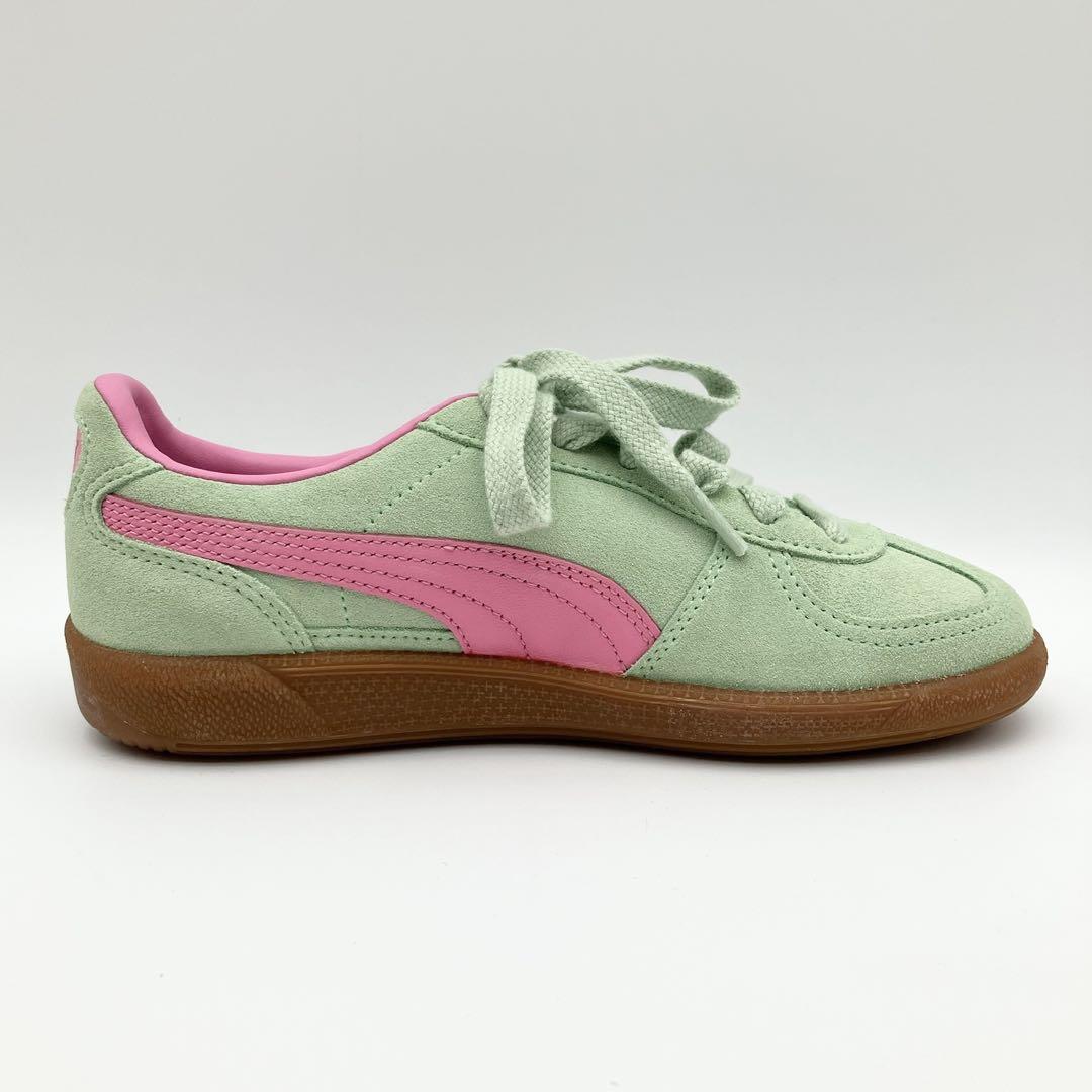 PUMA プーマ スニーカー PALERMO 23.0cm ライトグリーン