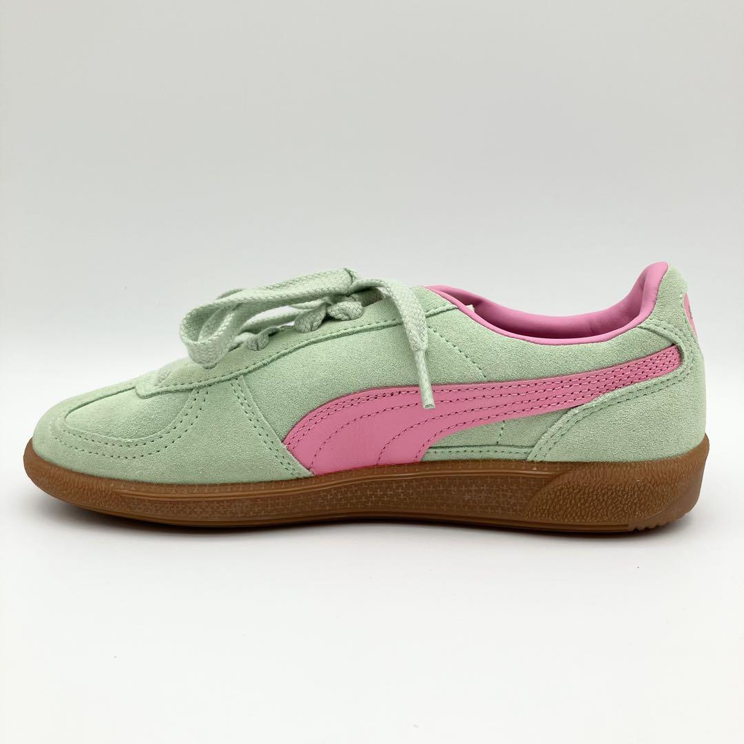 PUMA プーマ スニーカー PALERMO 23.0cm ライトグリーン
