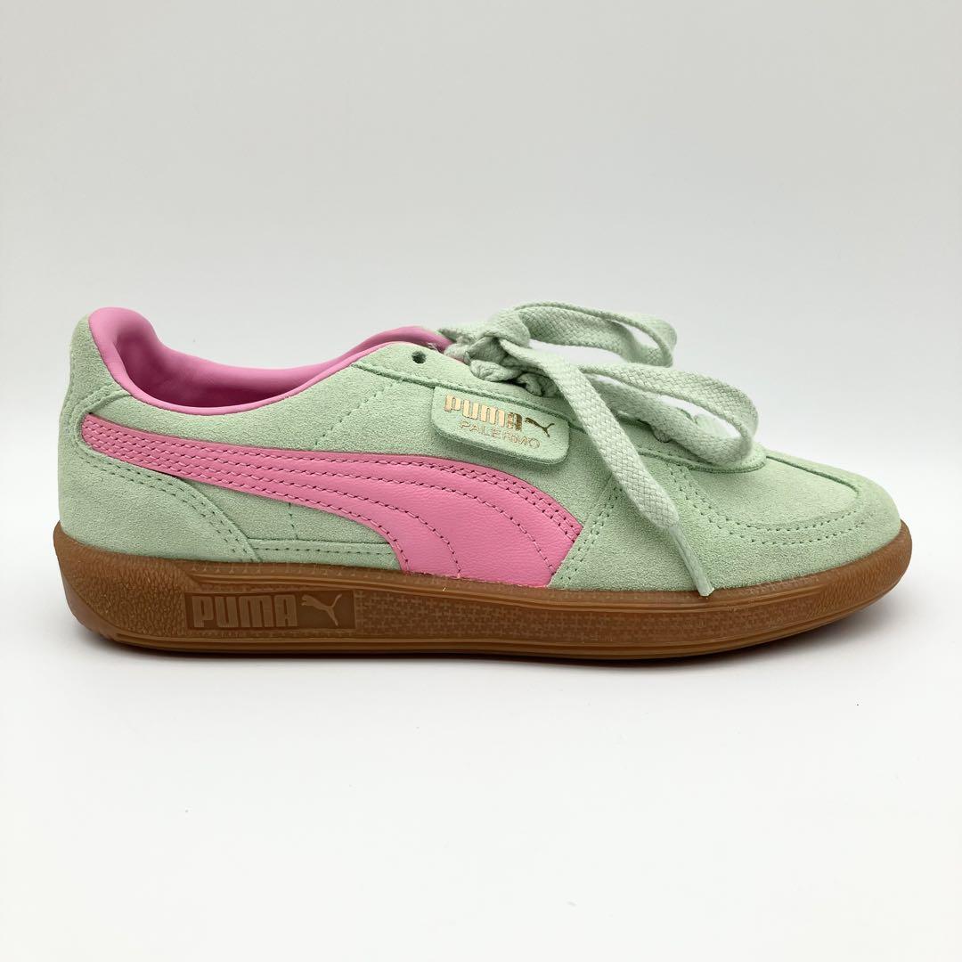 PUMA プーマ スニーカー PALERMO 23.0cm ライトグリーン