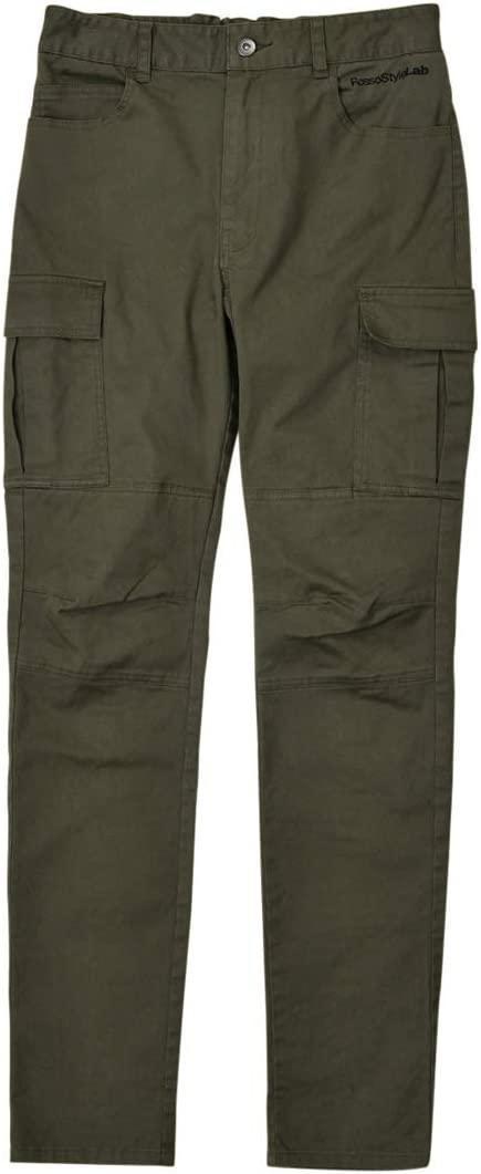 【51％引】ロッソ ROP-47 カーキ（L）ストレッチスキニーカーゴパンツ