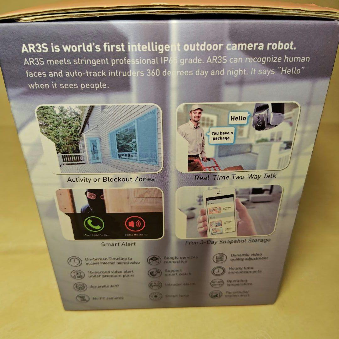 AMARYLLO ATOM AR3s 屋外用自動追跡防犯カメラ AMARYLLO ATOM AR3s 屋外用自動追跡防犯カメラ