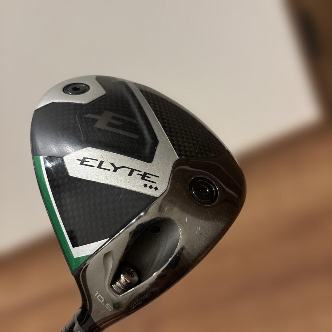 ELYTE 10.5度 ドライバートリプルダイヤ24ベンタスブルー6xシャフト付