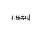 わ様専用