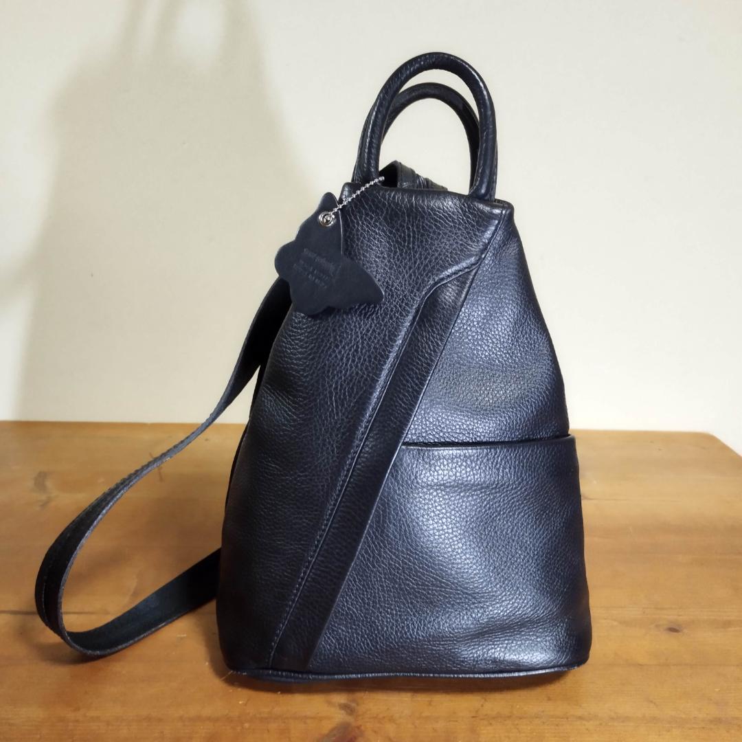 モードフルーレ　リュック　ボディバッグ　イタリア製　本革　定価63,800円