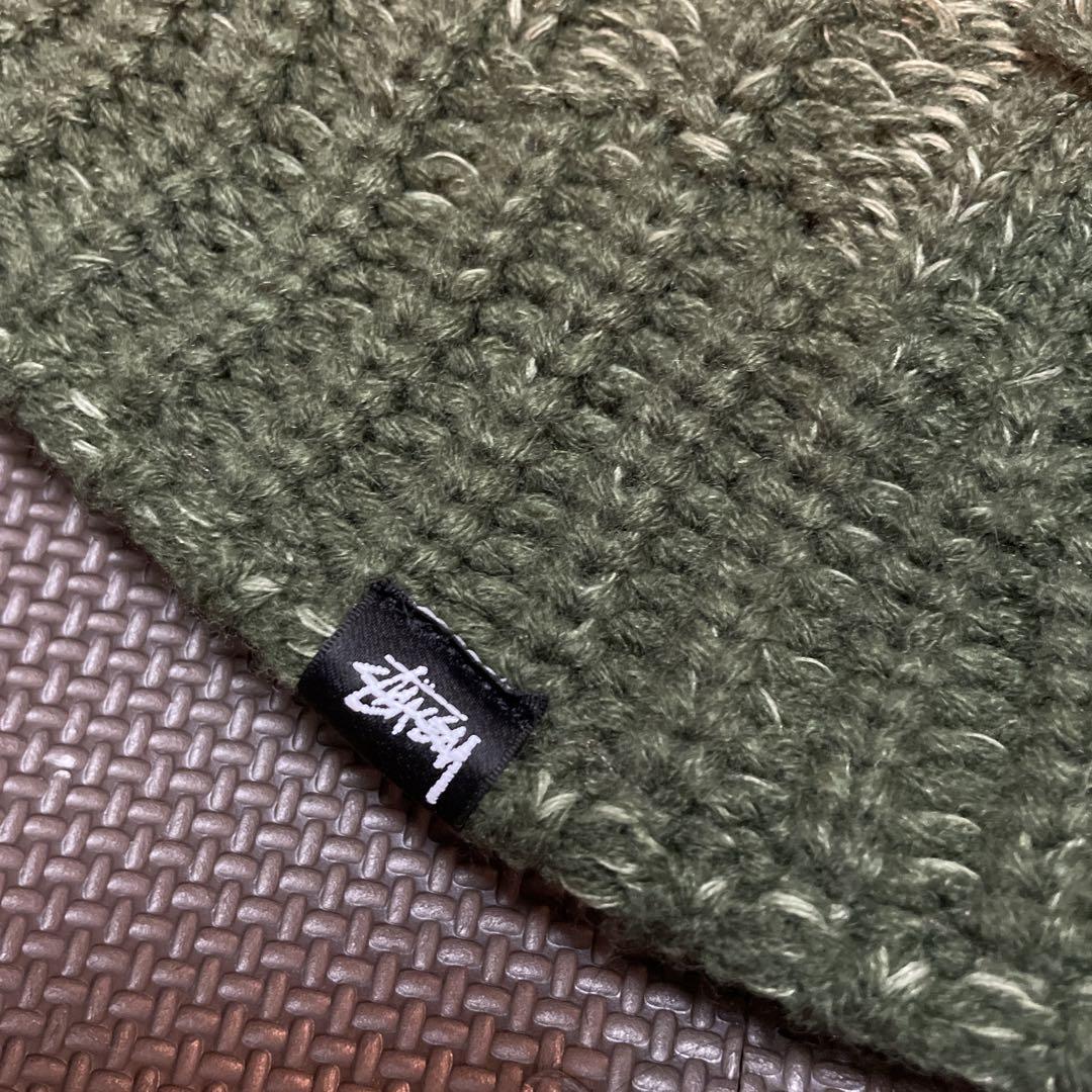 Stussy クラッシャーハット グリーン ニットハット バケット