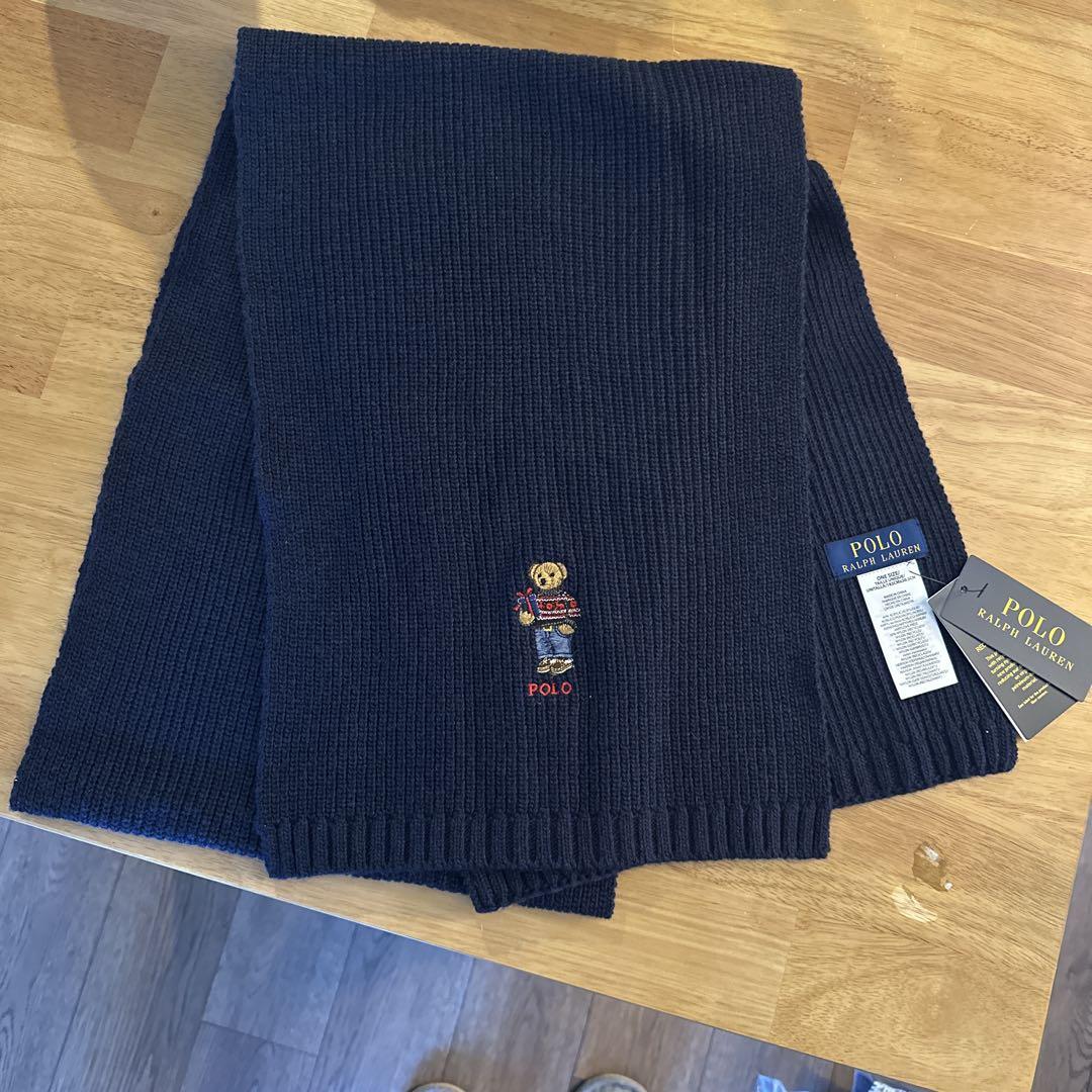 ポロベアマフラー(新品・未使用) レディース