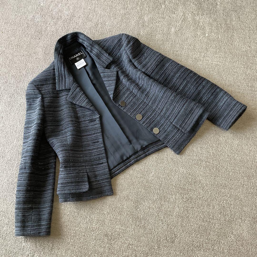 処分価格‼️シャネル　ツイードショートジャケット