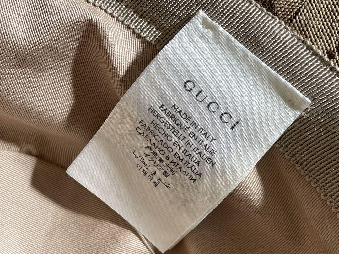 美品 GUCCI グッチハット GGキャンバス バケハ