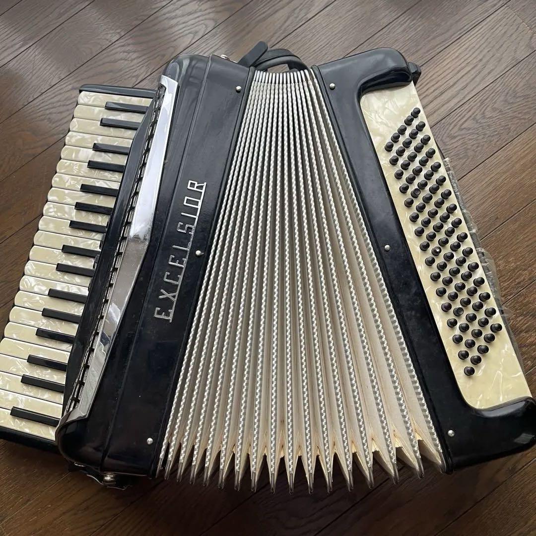 EXCELSIOR 580 アコーディオン 黒/アイボリー EXCELSIOR 580 アコーディオン 黒/アイボリー - メルカリ