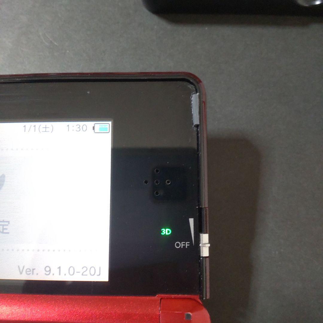 Nintendo 3DS レッド 付き 動作 済み任天堂 UP786_INFO