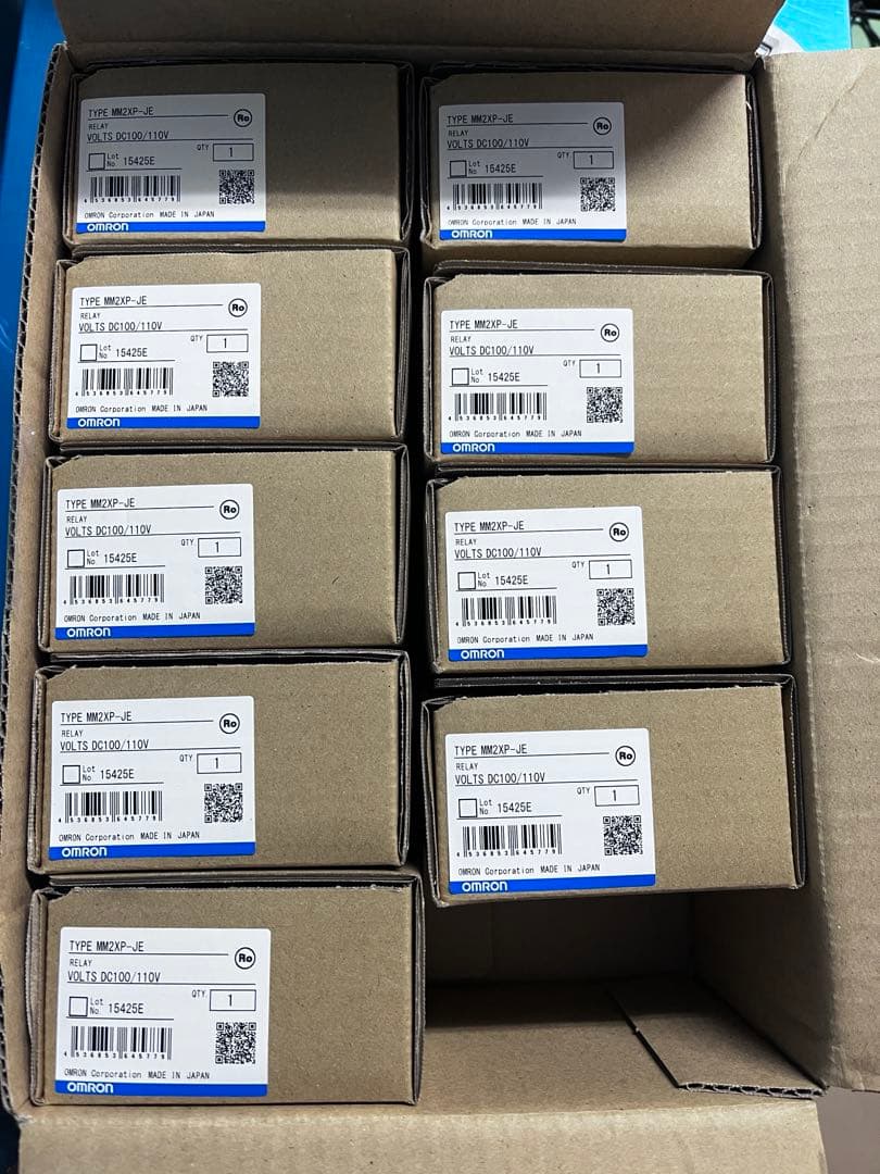 オムロン MM2XKP-JE DC100 110V 9個セットomron