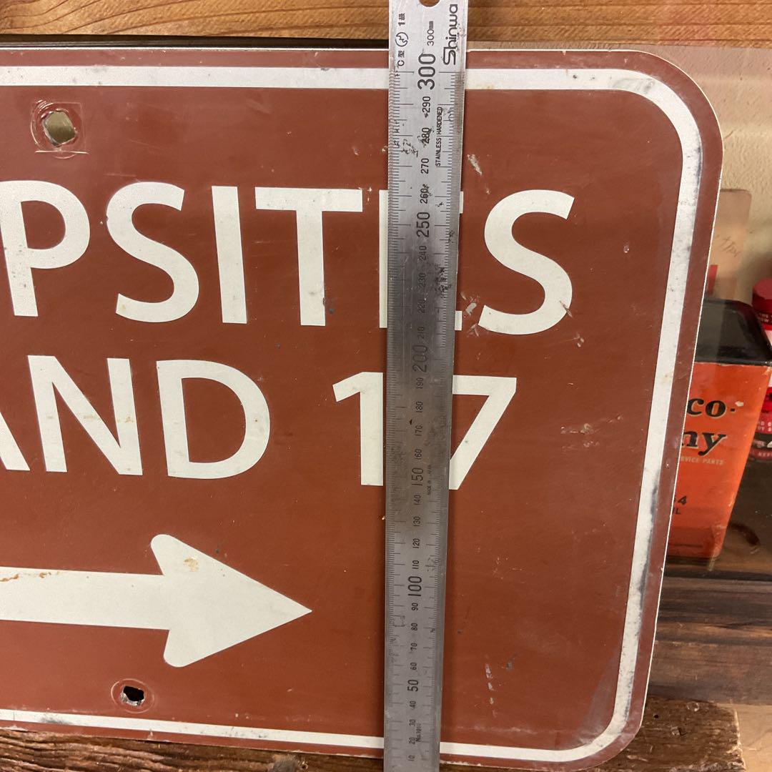 USA キャンプサイト看板