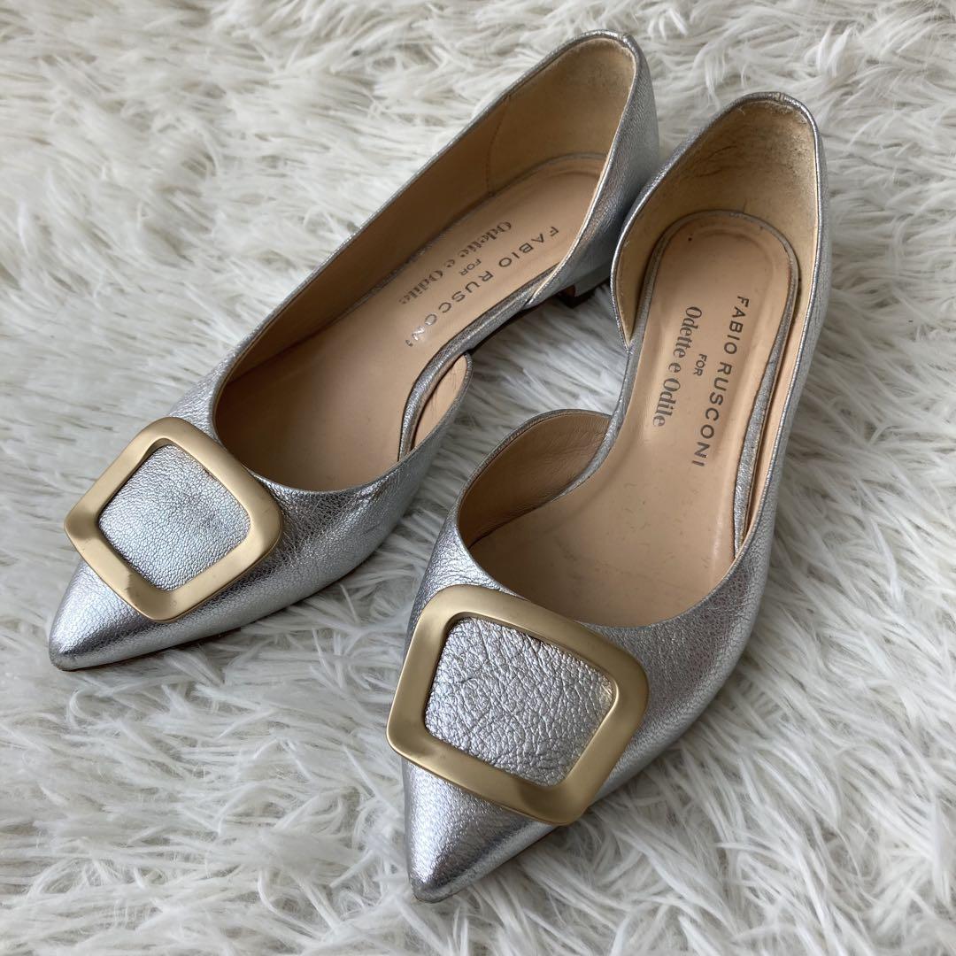 FABIO RUSCONI Odette e Odile バックルパンプス 36
