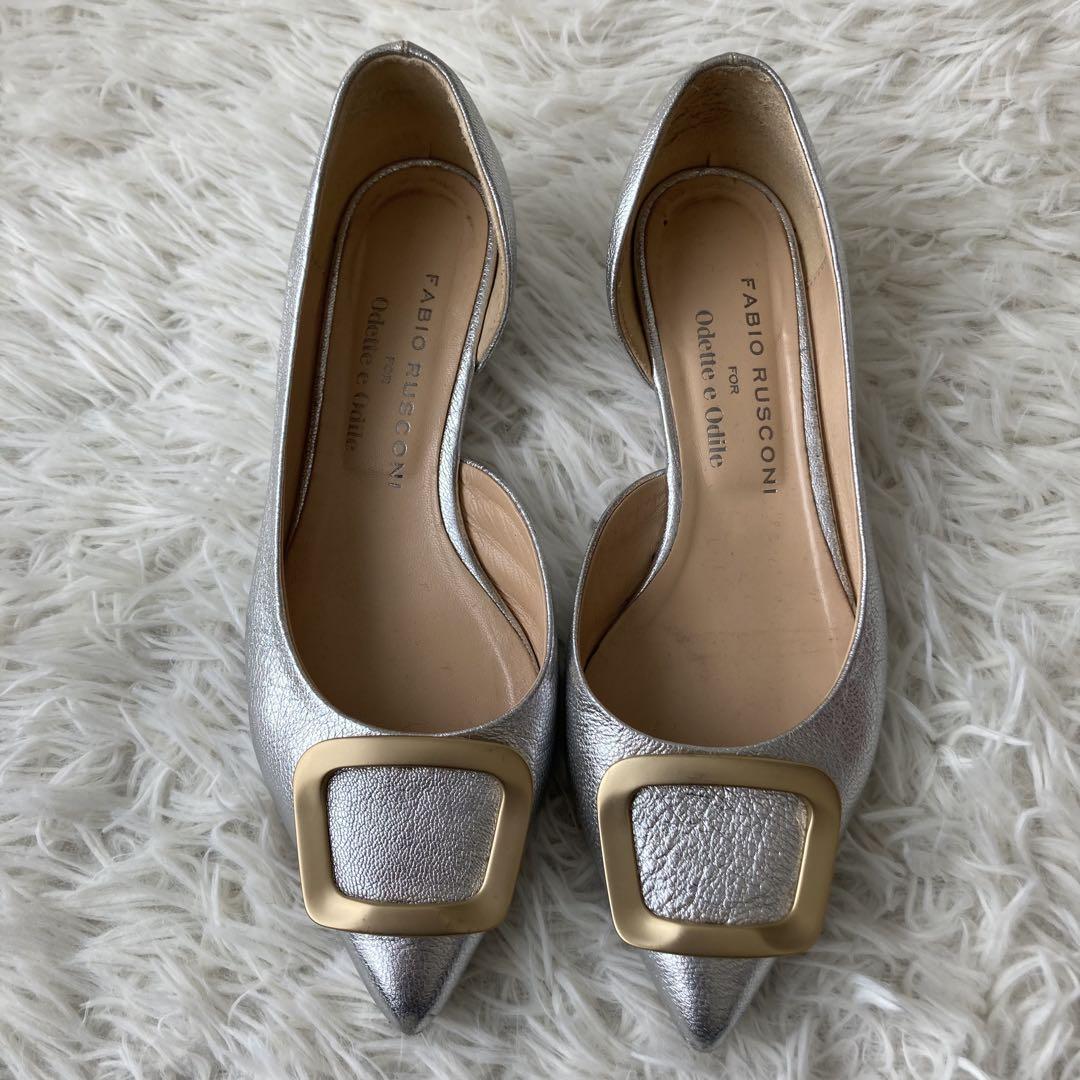 FABIO RUSCONI Odette e Odile バックルパンプス 36