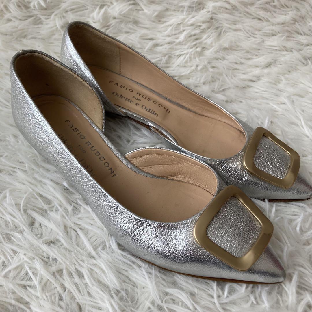 FABIO RUSCONI Odette e Odile バックルパンプス 36