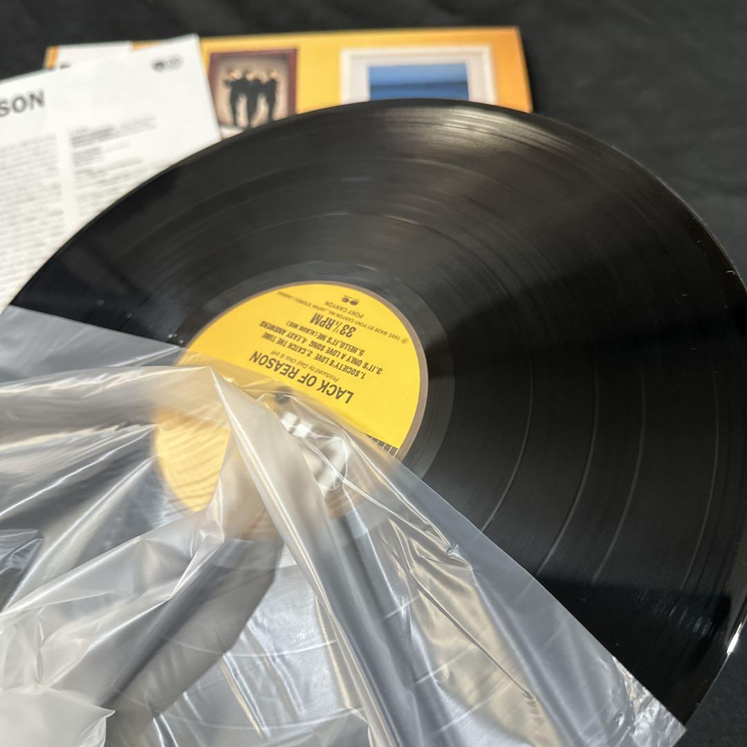 希少 帯付き L-R LACK OF REASON レコード / エルアール 邦楽