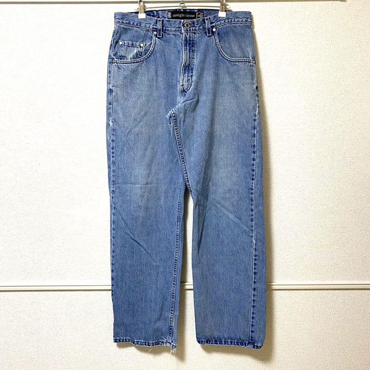 のサイズ リーバイス デニムパンツ バギーパンツ バルーン uiy0l-m56005110692 シルバータブ 90s USA製 ルカリ