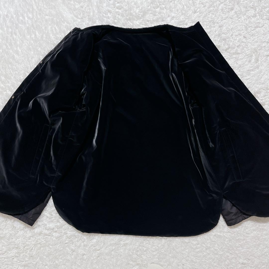 極美品✨ICB(リバーシブル着用可能)ラミネートパイルキルト ミドル丈コート L 極美品✨ICB(リバーシブル着用可能)ラミネートパイルキルト ミドル丈コート L