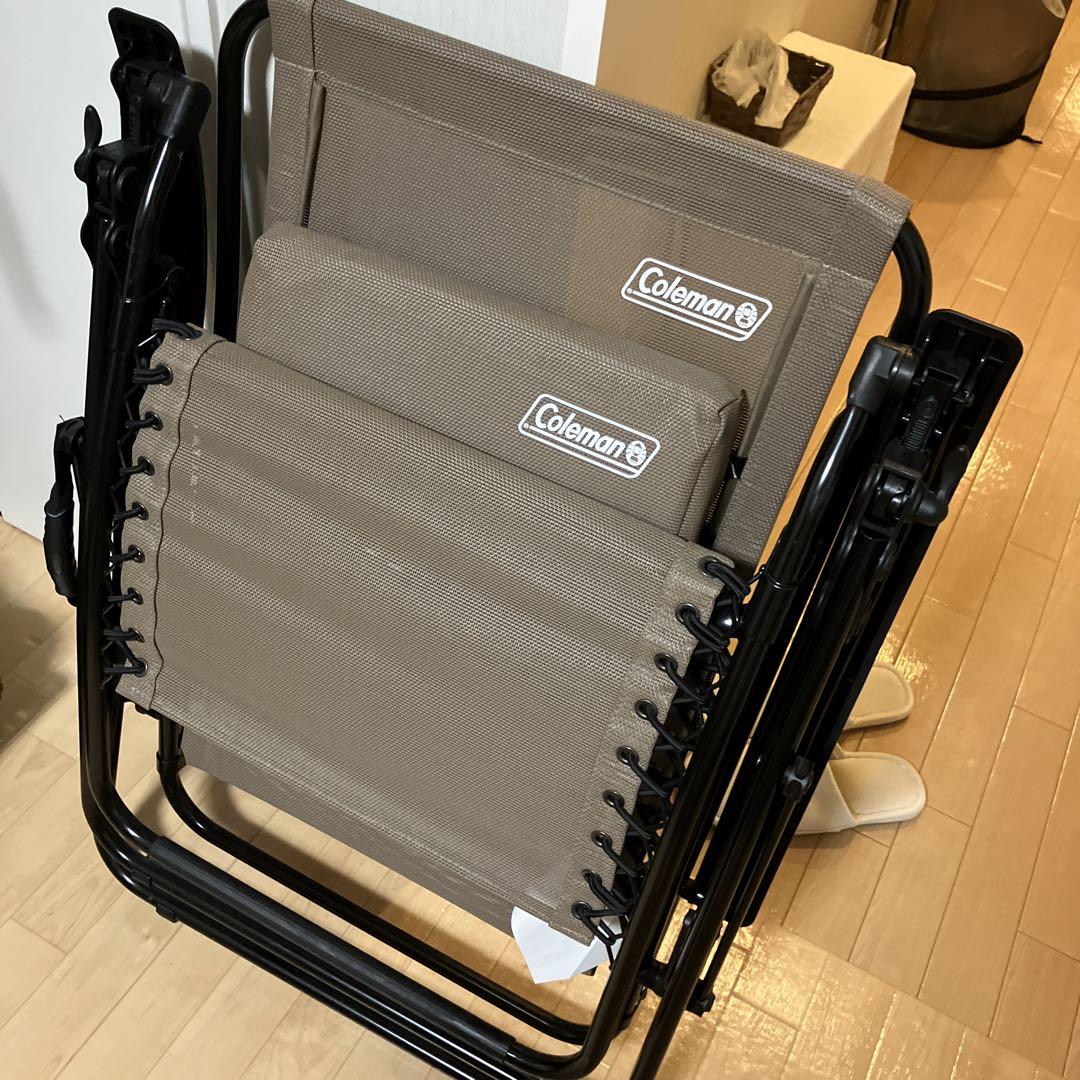 Coleman 折りたたみチェア ベージュ