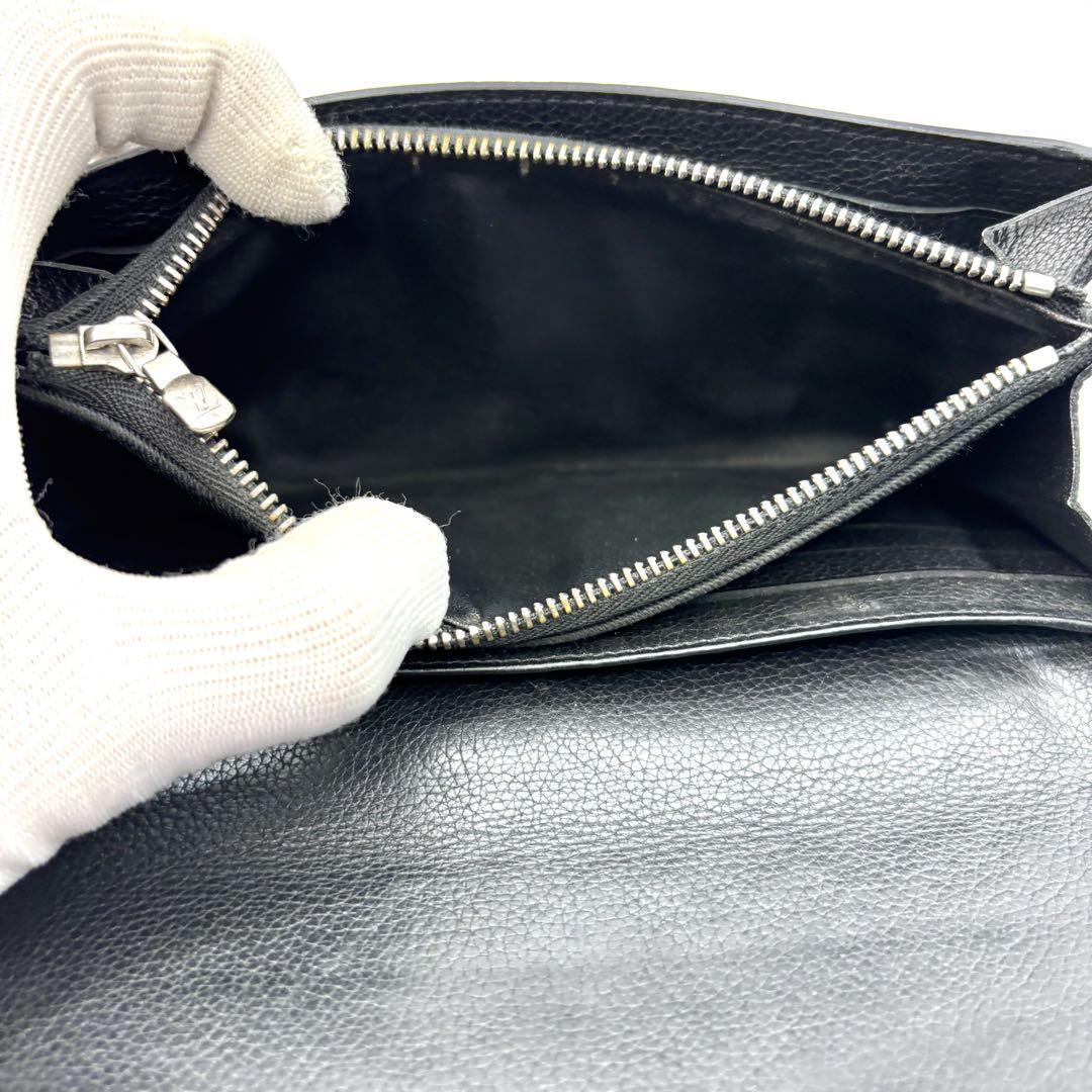 ルイヴィトン マイロックミー 長財布 トリヨン レザー LV ブラック