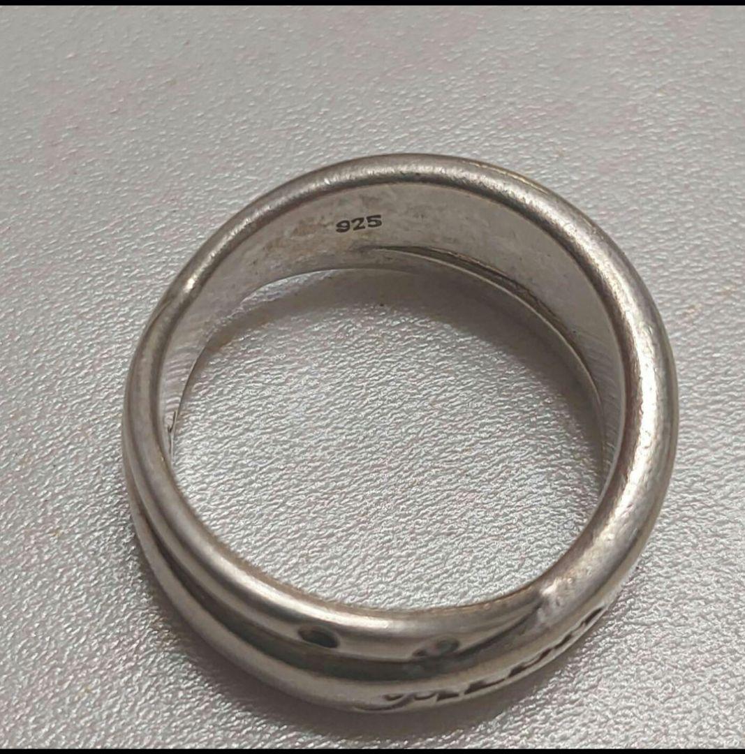 USED】00'S ALBA ROSA HIBISCUS RING SILVER925 ②